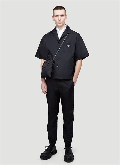 prada men's shirts online|Prada men's short sleeve shirts.